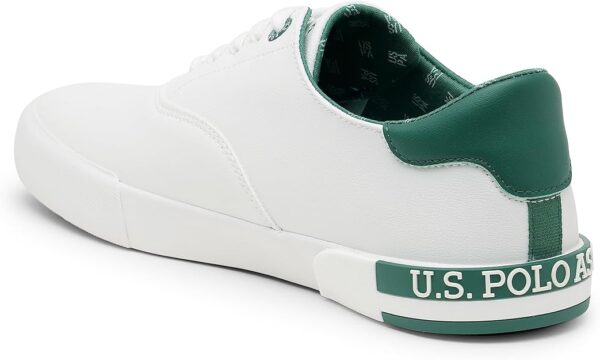 U.S. Men Central Lacing Solid Rojas  Sneaker white - Image 3