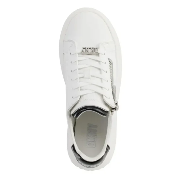 DKNY Matti Lace Up Sneaker Women - White - Image 3