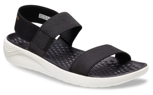 Crocs LiteRide Sandal Women Black White - Image 2