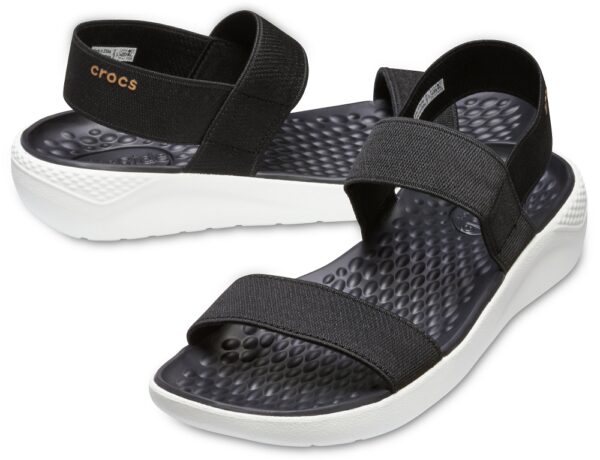 Crocs LiteRide Sandal Women Black White - Image 3