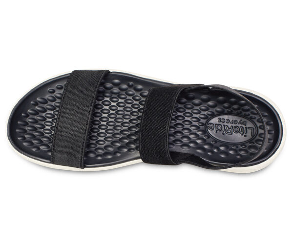 Crocs LiteRide Sandal Women Black White - Image 4