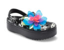 Crocs CrocBand Platform Hyper Tropic Clog Neon Floral Black