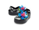 Crocs CrocBand Platform Hyper Tropic Clog Neon Floral Black