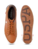 US Polo Men Solid Anton 2.0 Sneakers Brown